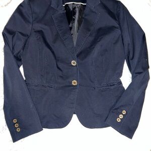 Calvin Klein Navy Blazer with Gold Buttons